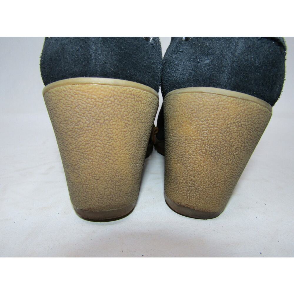 Sperry Top Sider Womens Sz 9 M Black Suede Lace Up Ankle Fashion Boots Bootie - Picture 8 of 11